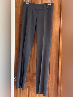 Somme Women's Straight-Leg Gray Dress Pants